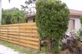 Another style of wood fencing